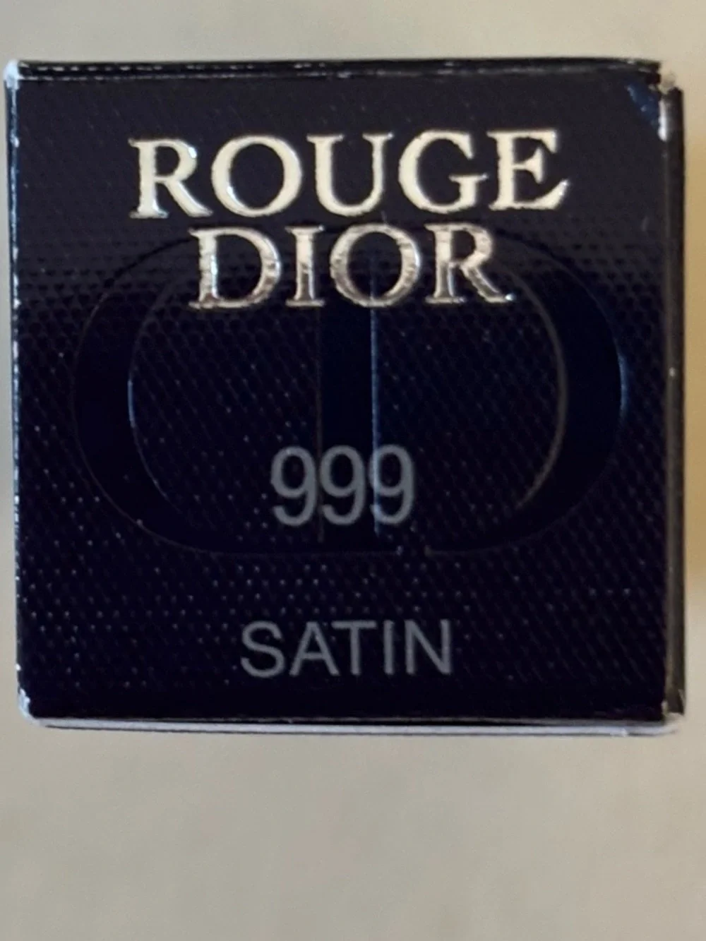 Christian Dior Lipstick 999 Rouge Dior Satin Couture Color Hydrating Staying NWT